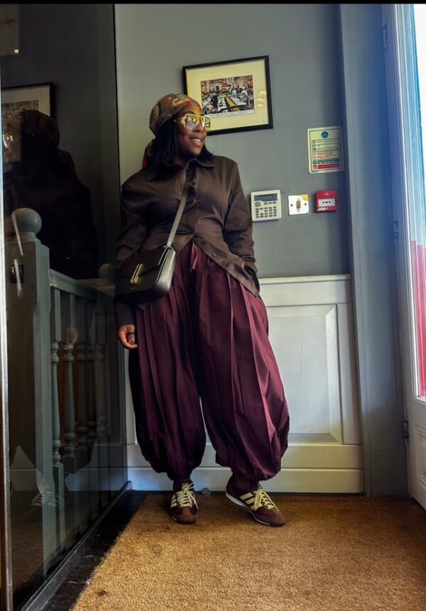 Balloon Pants (Burgundy) - Image 2