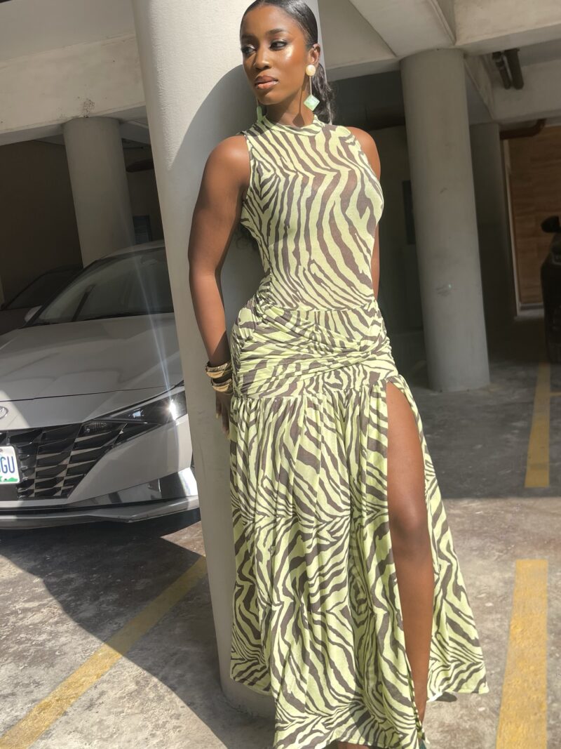 Thigh High Slit Dress